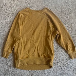 Yellow sweatshirt from Aerie